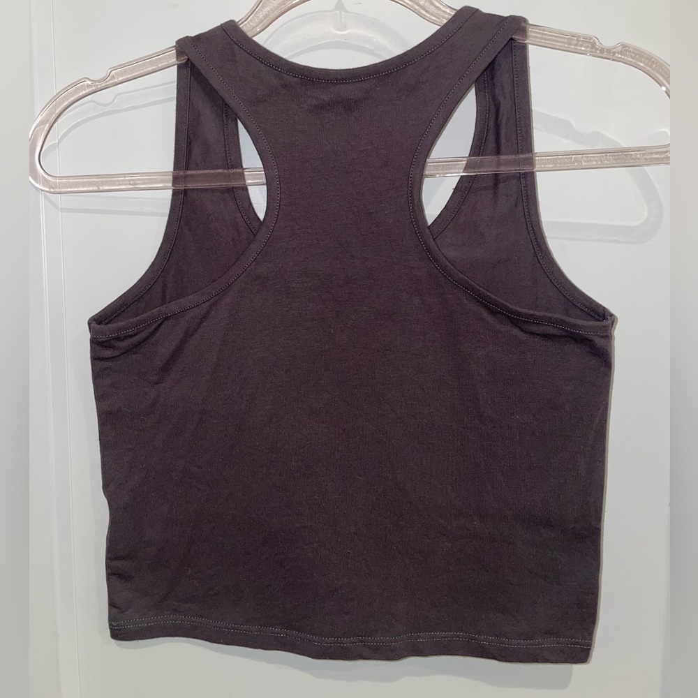 Cropped Racerback Tank Top - Size M - Picture 3 of 4